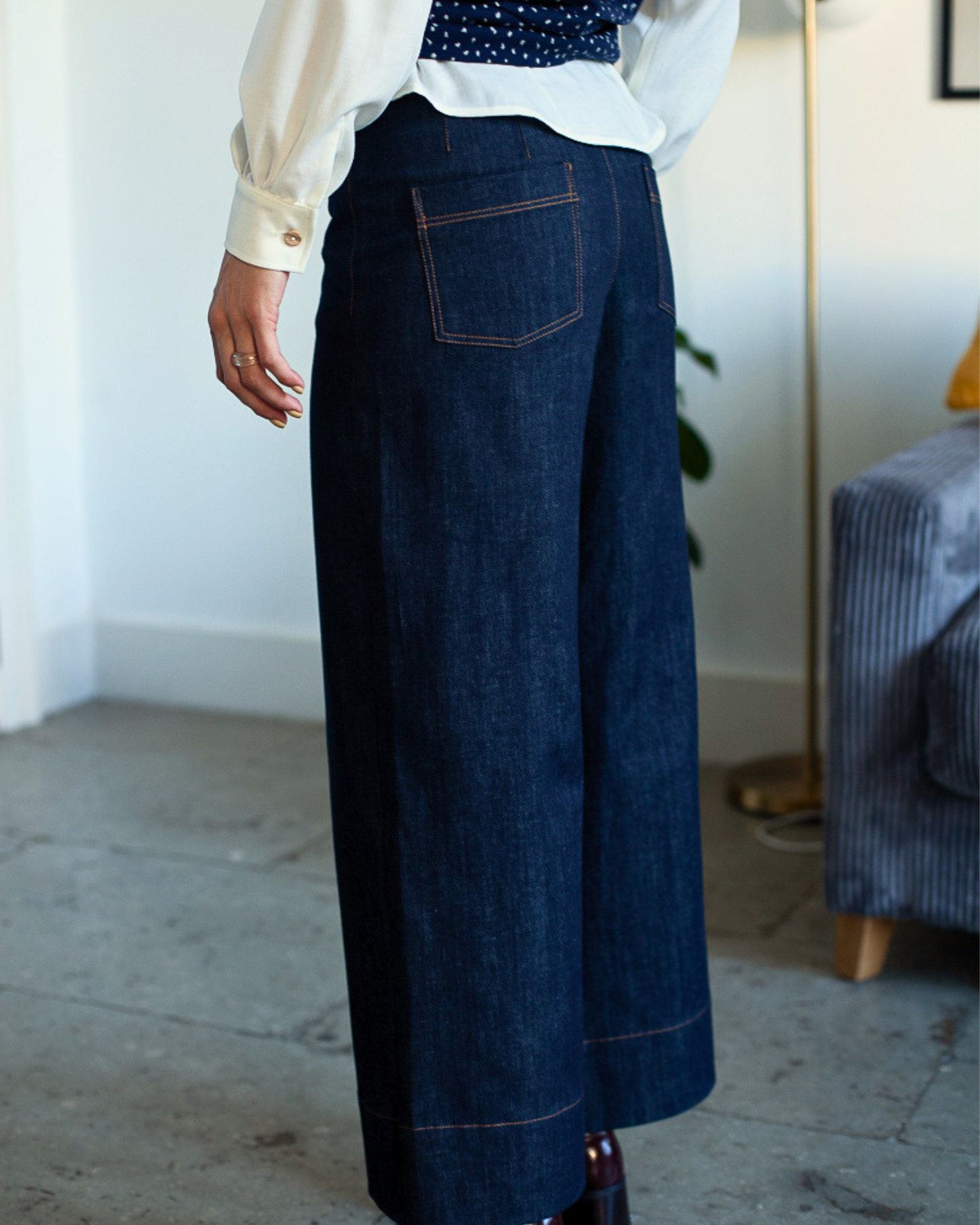 Pantalon Marinette denim recyclé