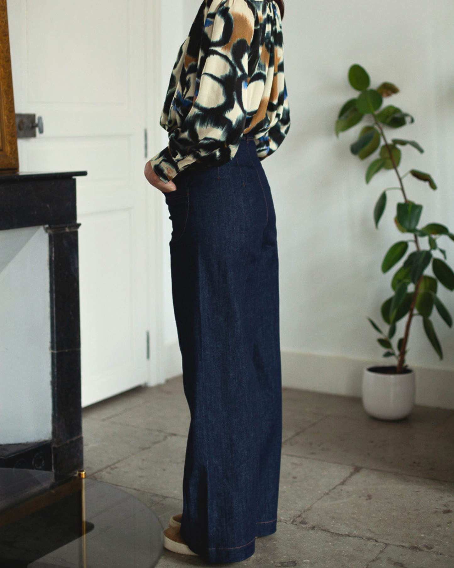 Pantalon Karine denim recyclé