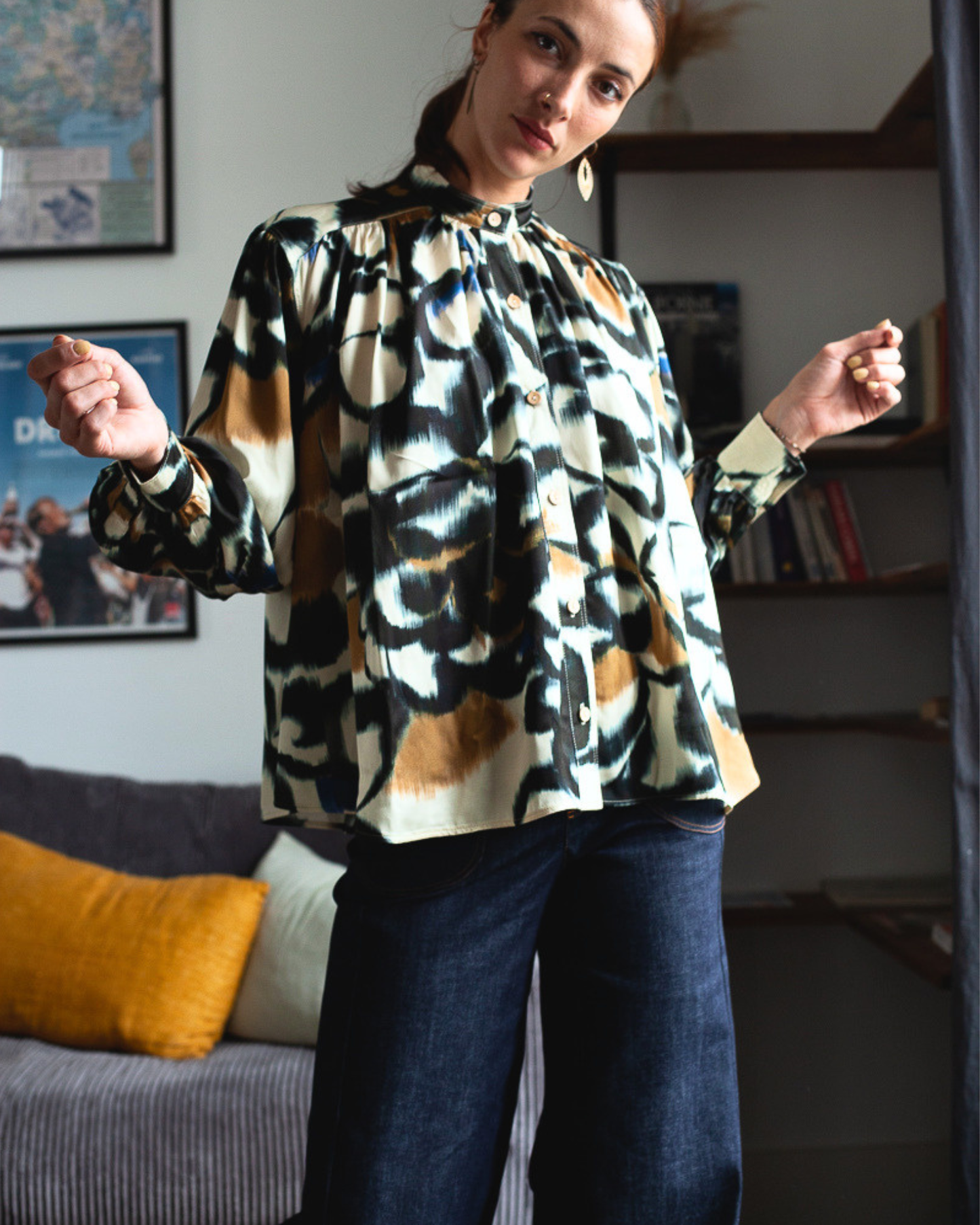 Blouse Bohême Alix Golden
