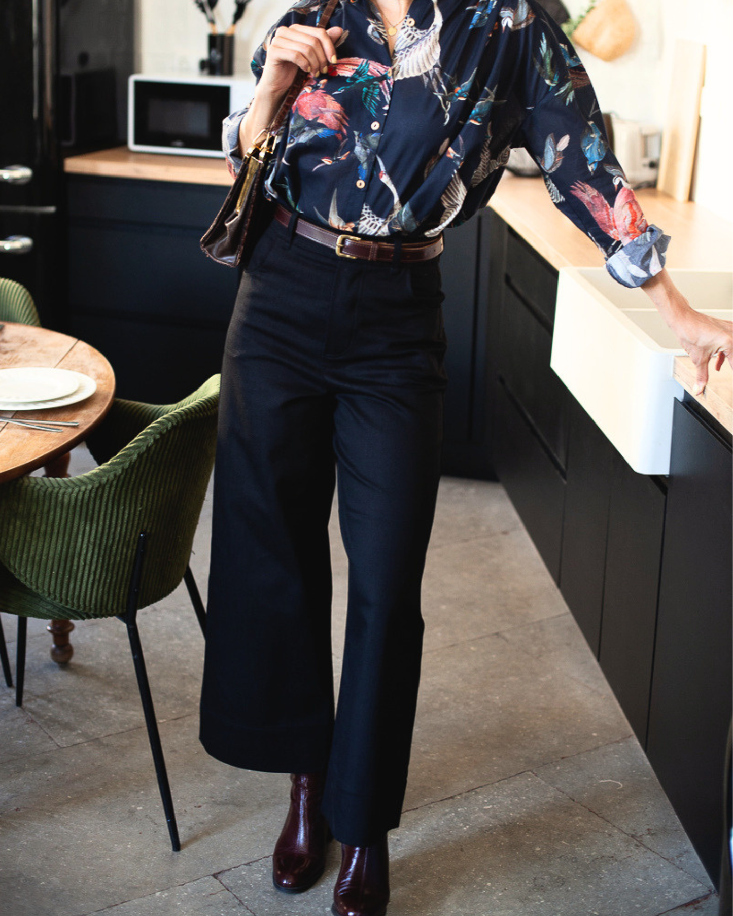Pantalon Marinette denim Bio noir