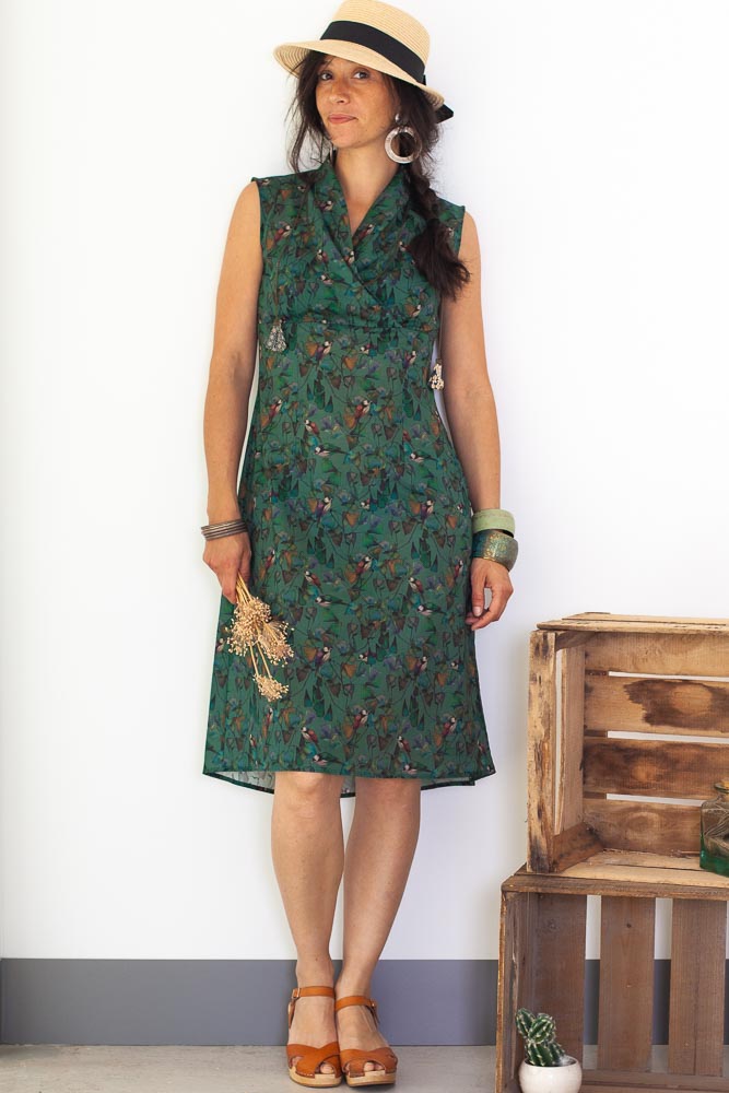 DERNIERE CHANCE-Robe Cloe BIO Gingko