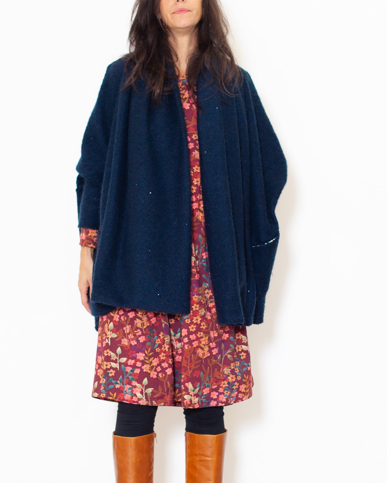DERNIERE CHANCE - Gilet Juliette Laine - bleu