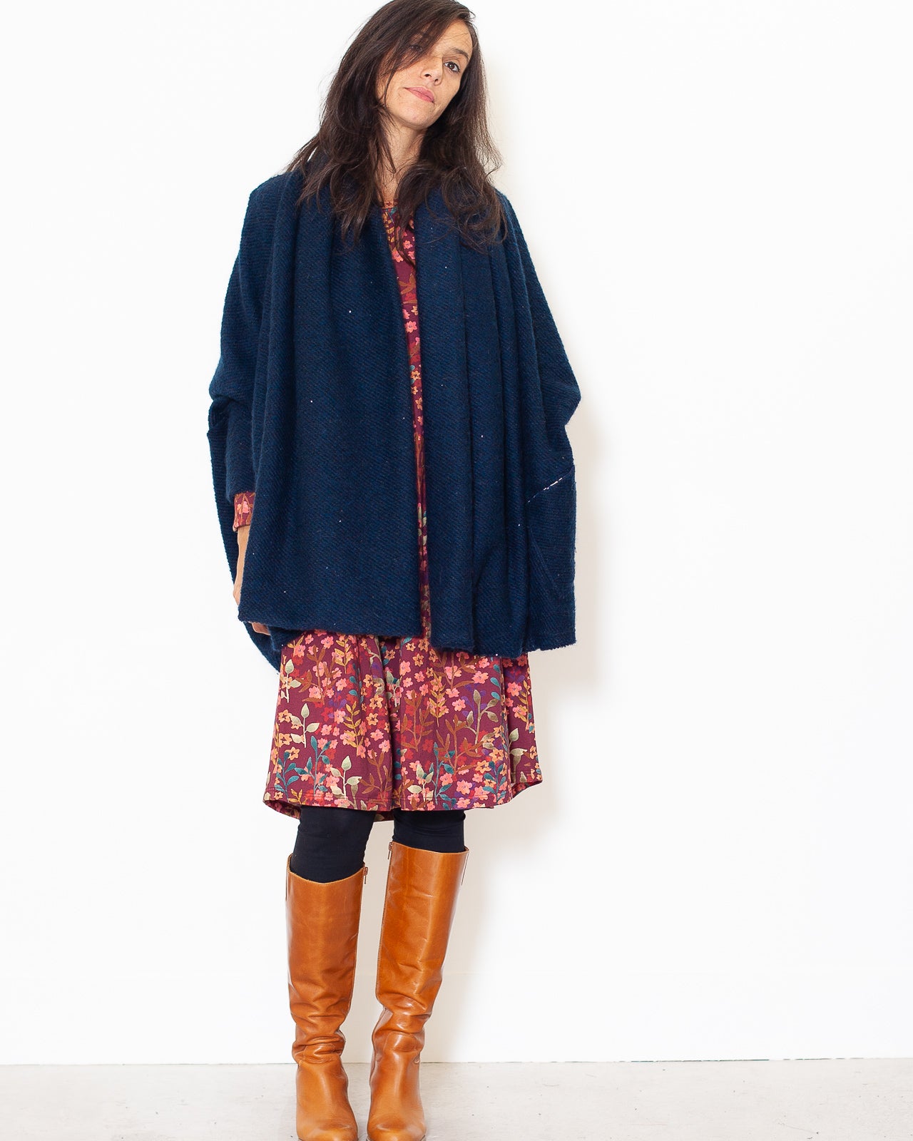 DERNIERE CHANCE - Gilet Juliette Laine - bleu