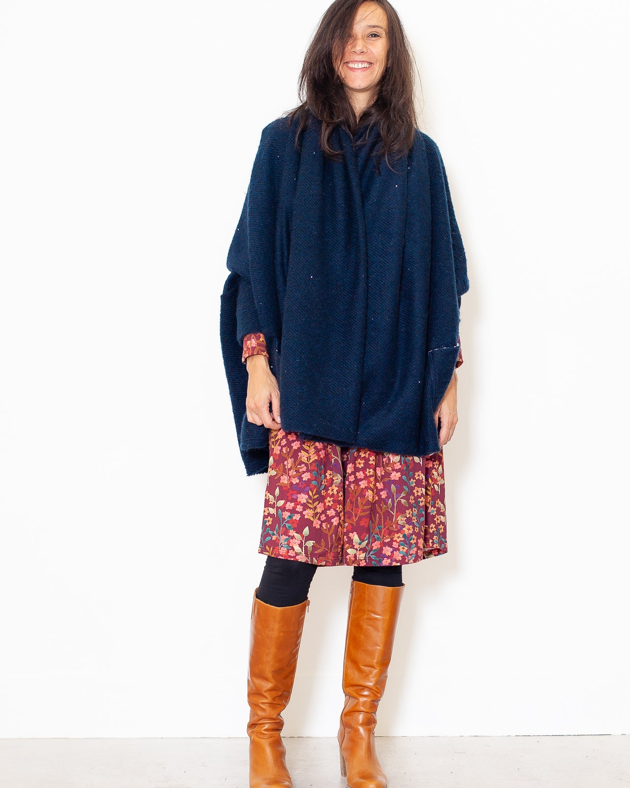 DERNIERE CHANCE - Gilet Juliette Laine - bleu