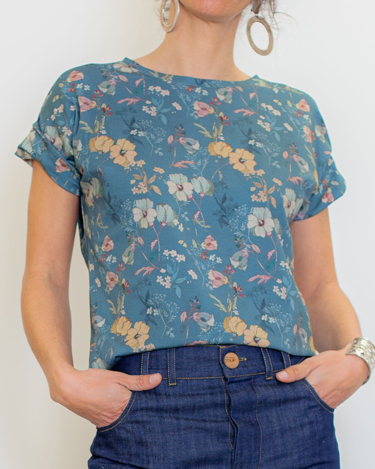 TEE-SHIRT LOUISA "jersey bio Mallow"