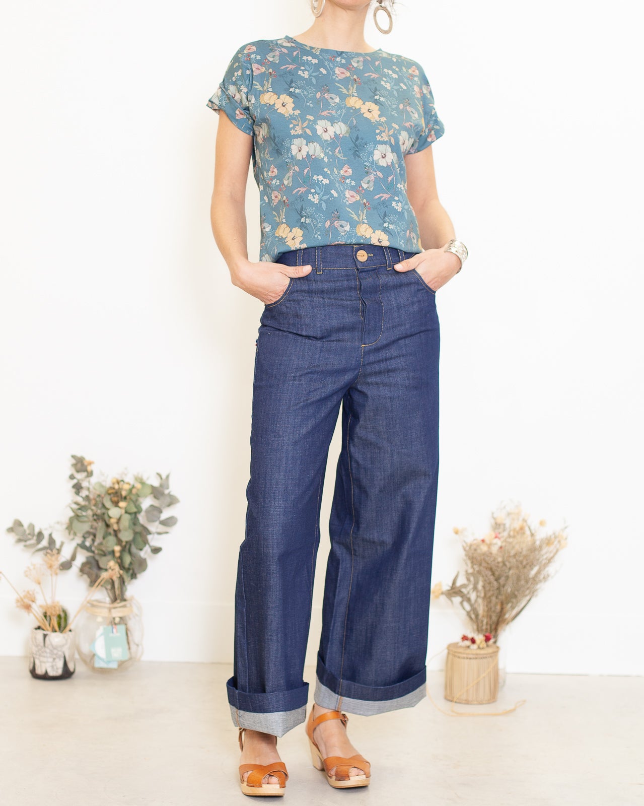 TEE-SHIRT LOUISA "jersey bio Mallow"