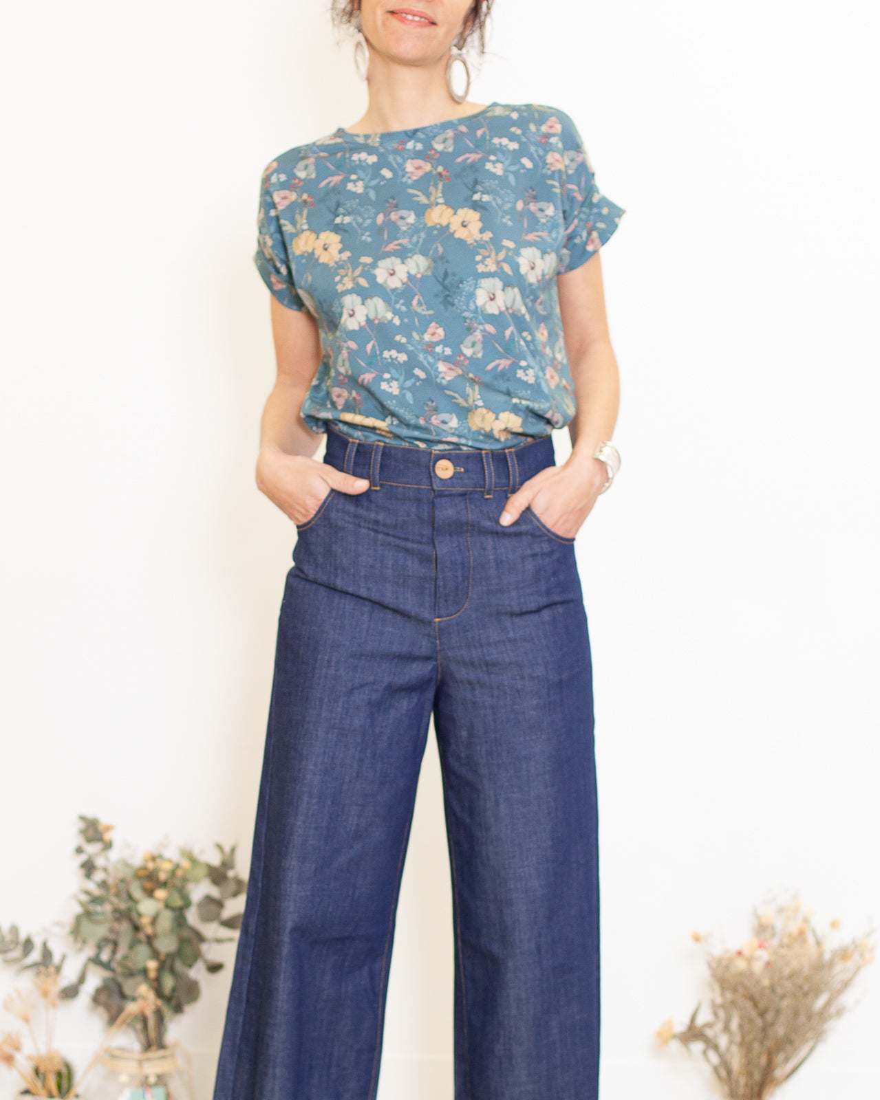 TEE-SHIRT LOUISA "jersey bio Mallow"