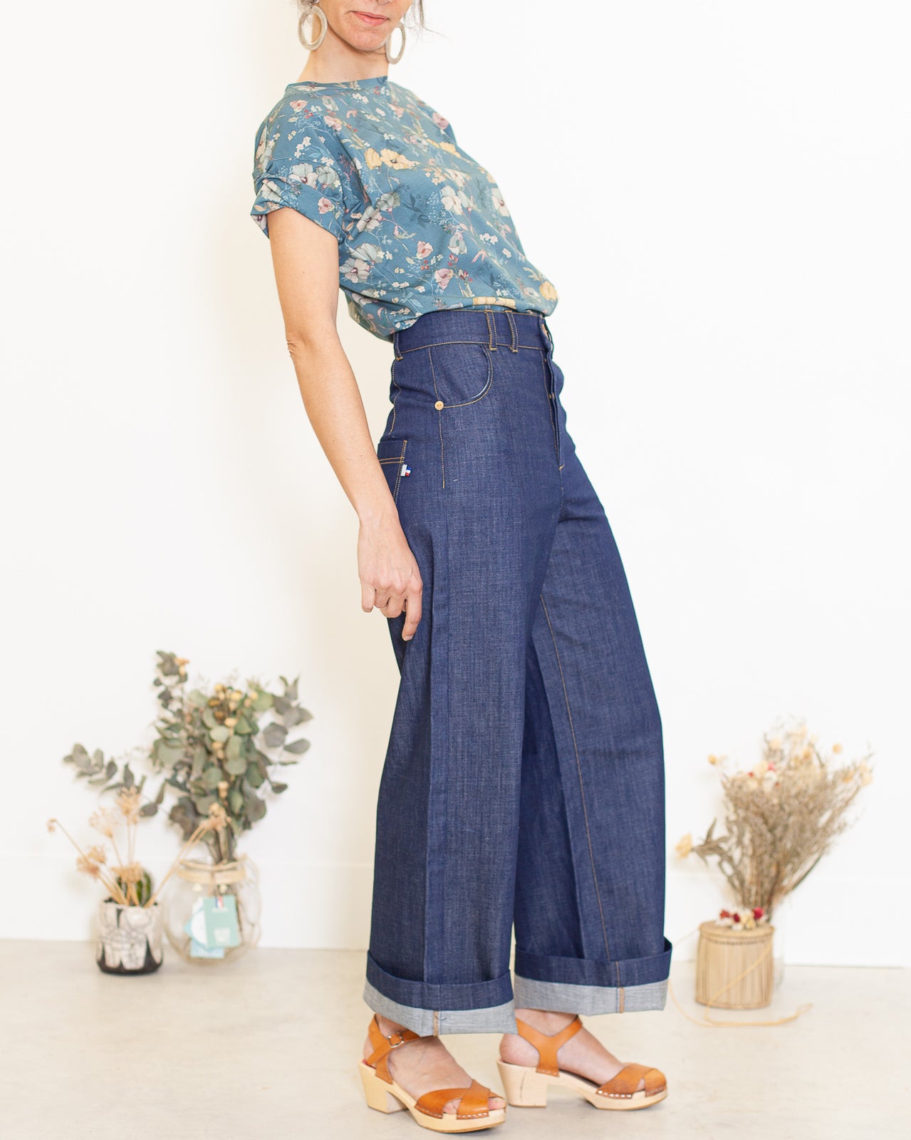 TEE-SHIRT LOUISA "jersey bio Mallow"
