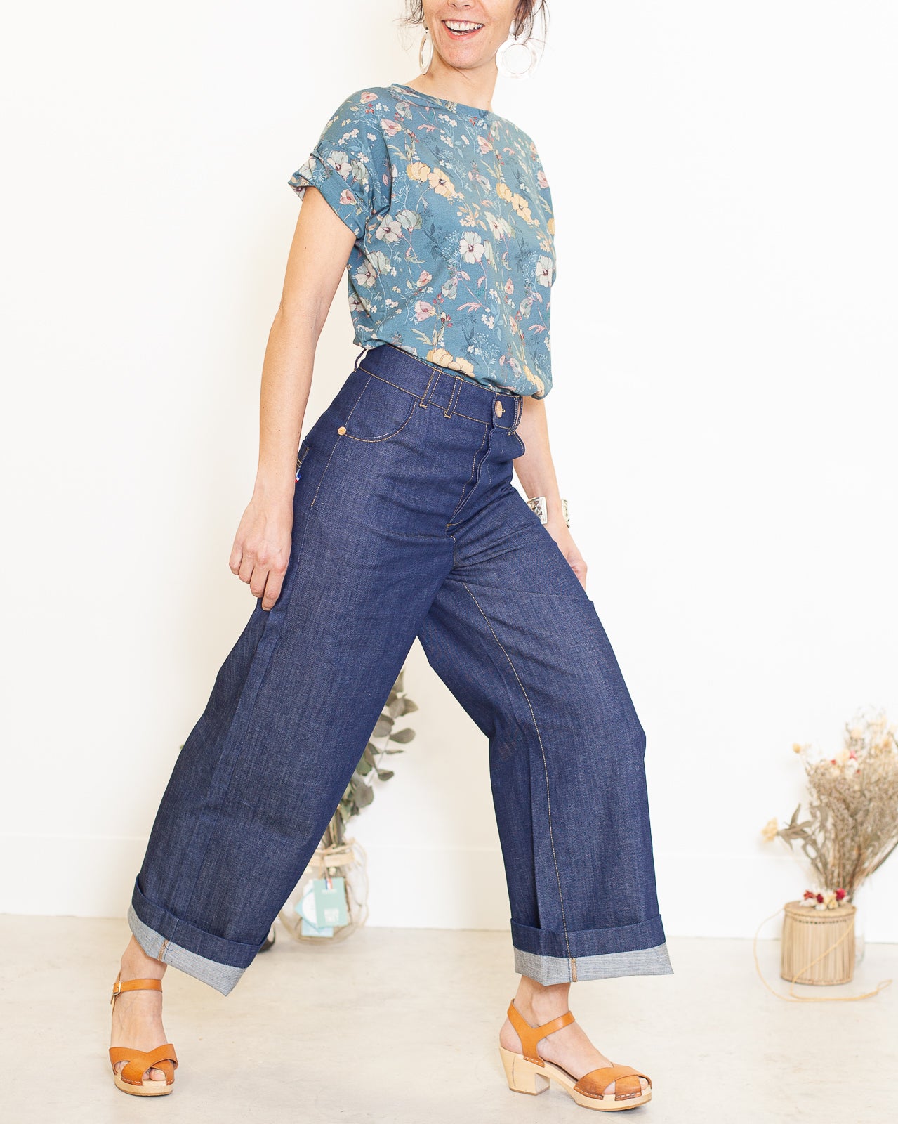 TEE-SHIRT LOUISA "jersey bio Mallow"