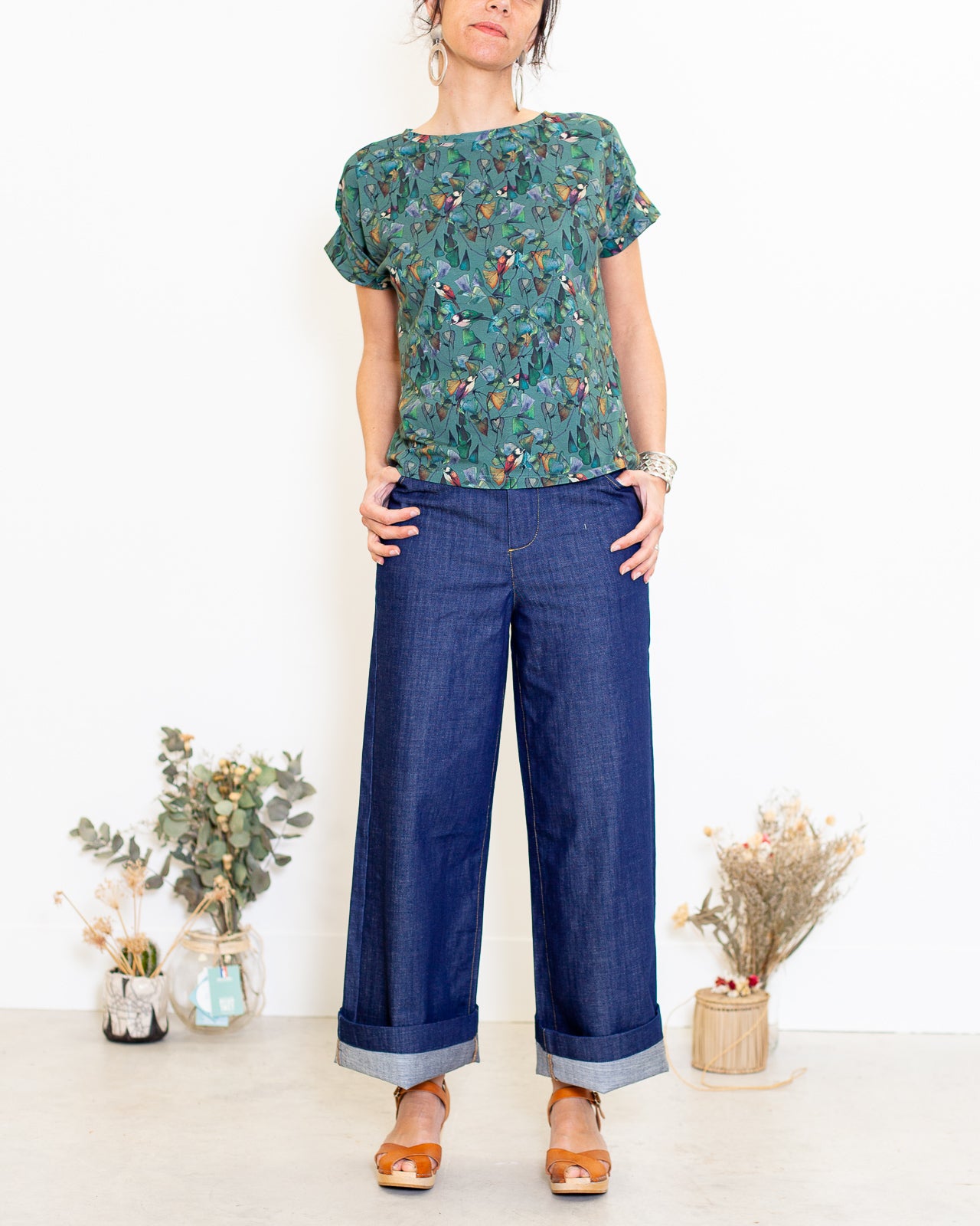 DERNIERE CHANCE- Tee-shirt BIO Louisa Gingko