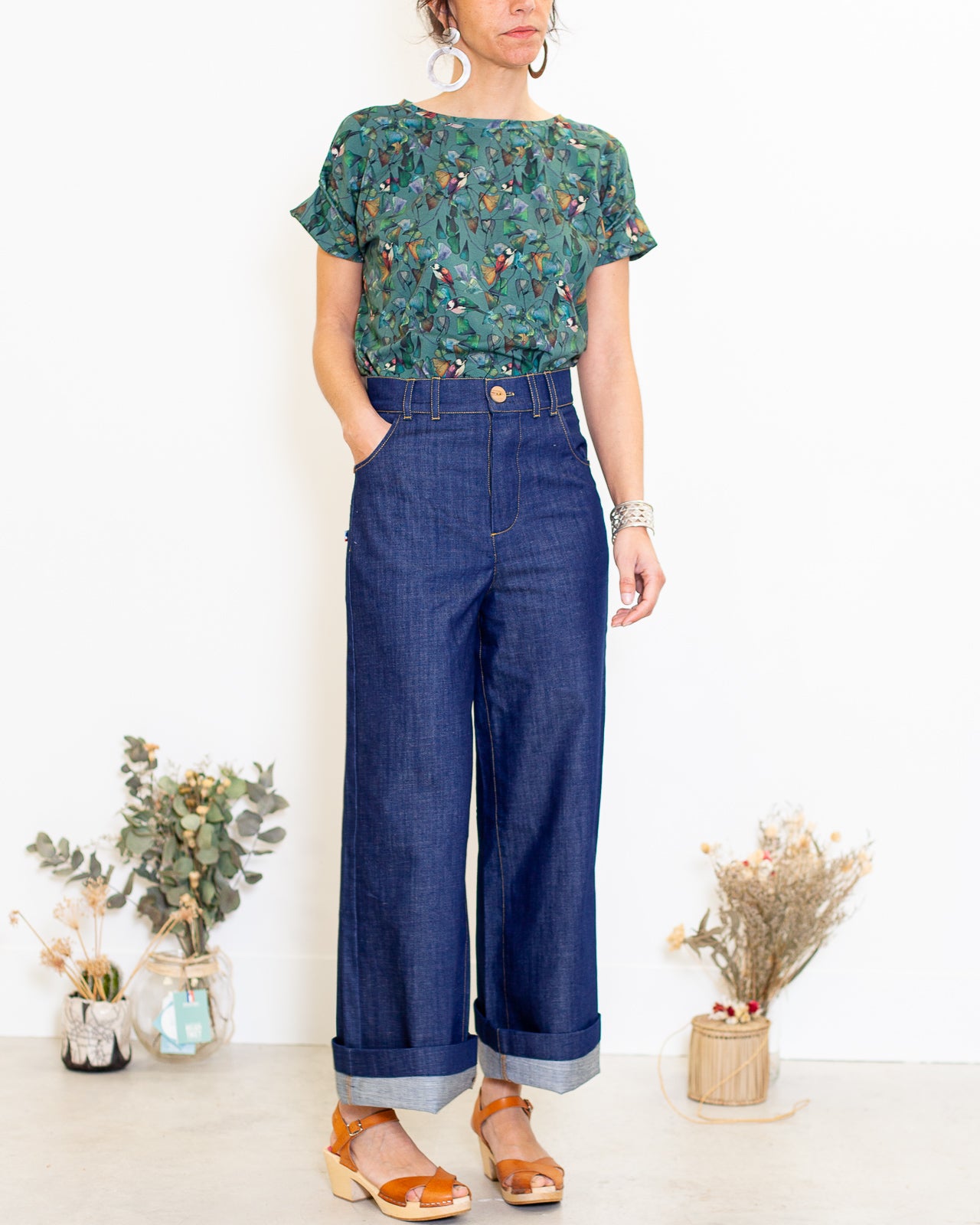 DERNIERE CHANCE- Tee-shirt BIO Louisa Gingko