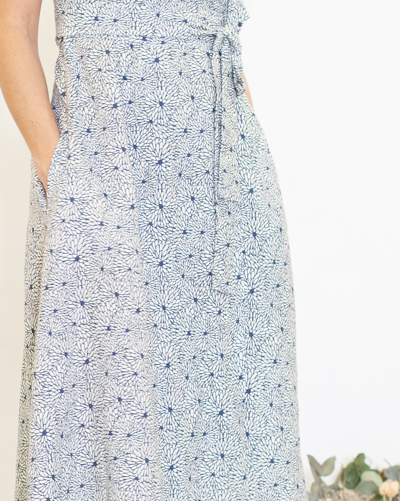 DERNIERE CHANCE- Robe Charlotte lin Pivoines