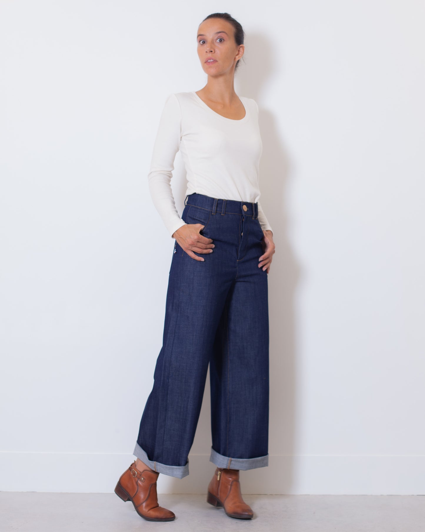 BIENTÔT DE RETOUR - Pantalon Marinette Denim BIO