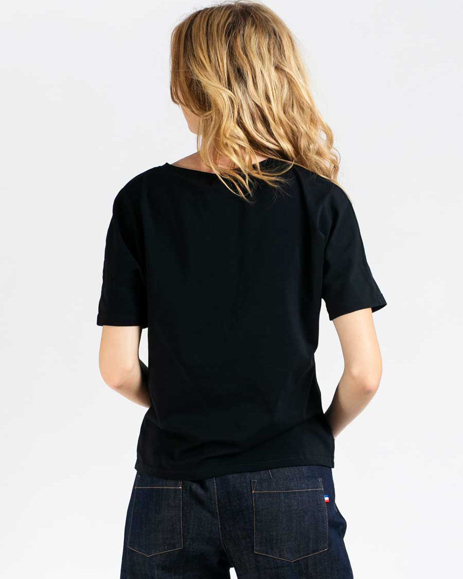 ICONIQUE - Tee-shirt Louise BIO gots Marine