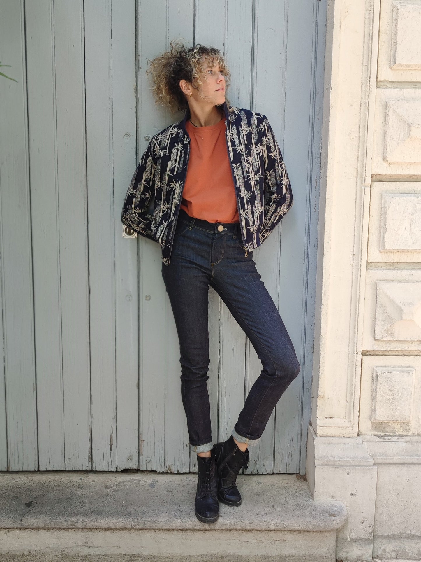 Jeans Lise UP bleu foncé