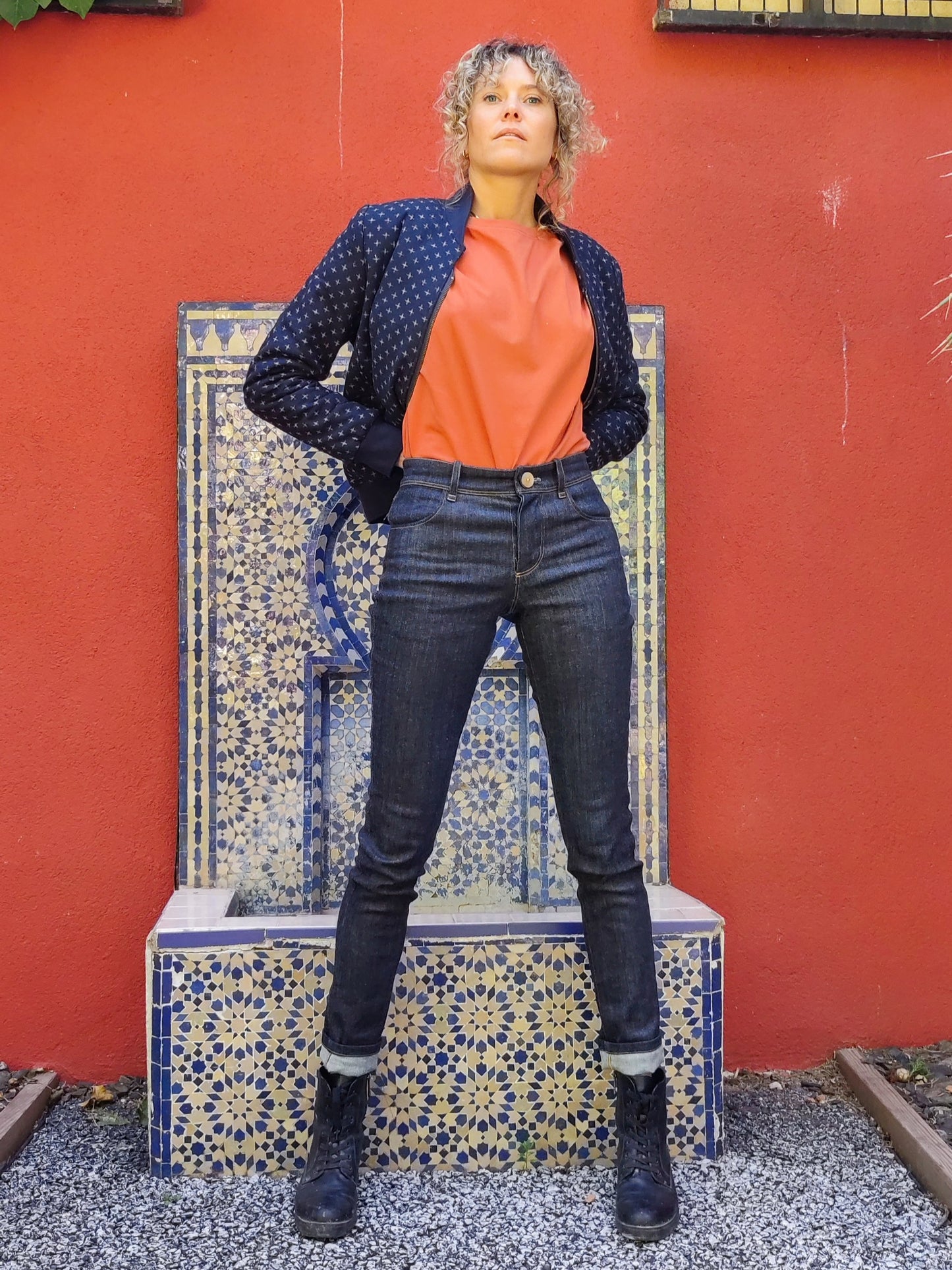 Jeans Lise UP bleu foncé