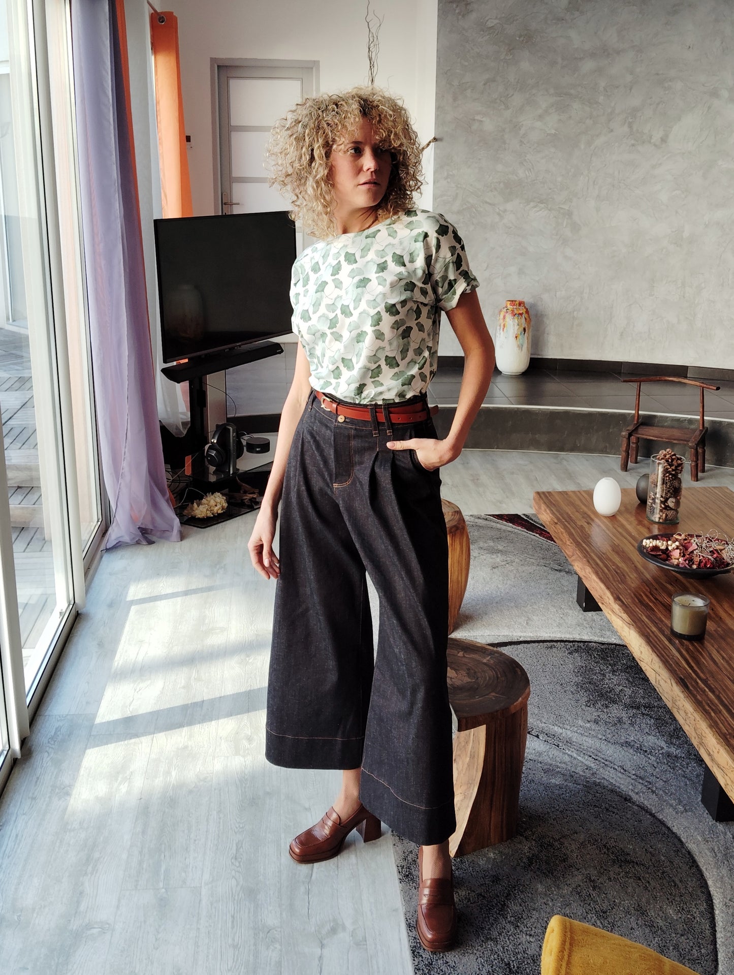 Tee-shirt Louisa BIO GOTS Gingko