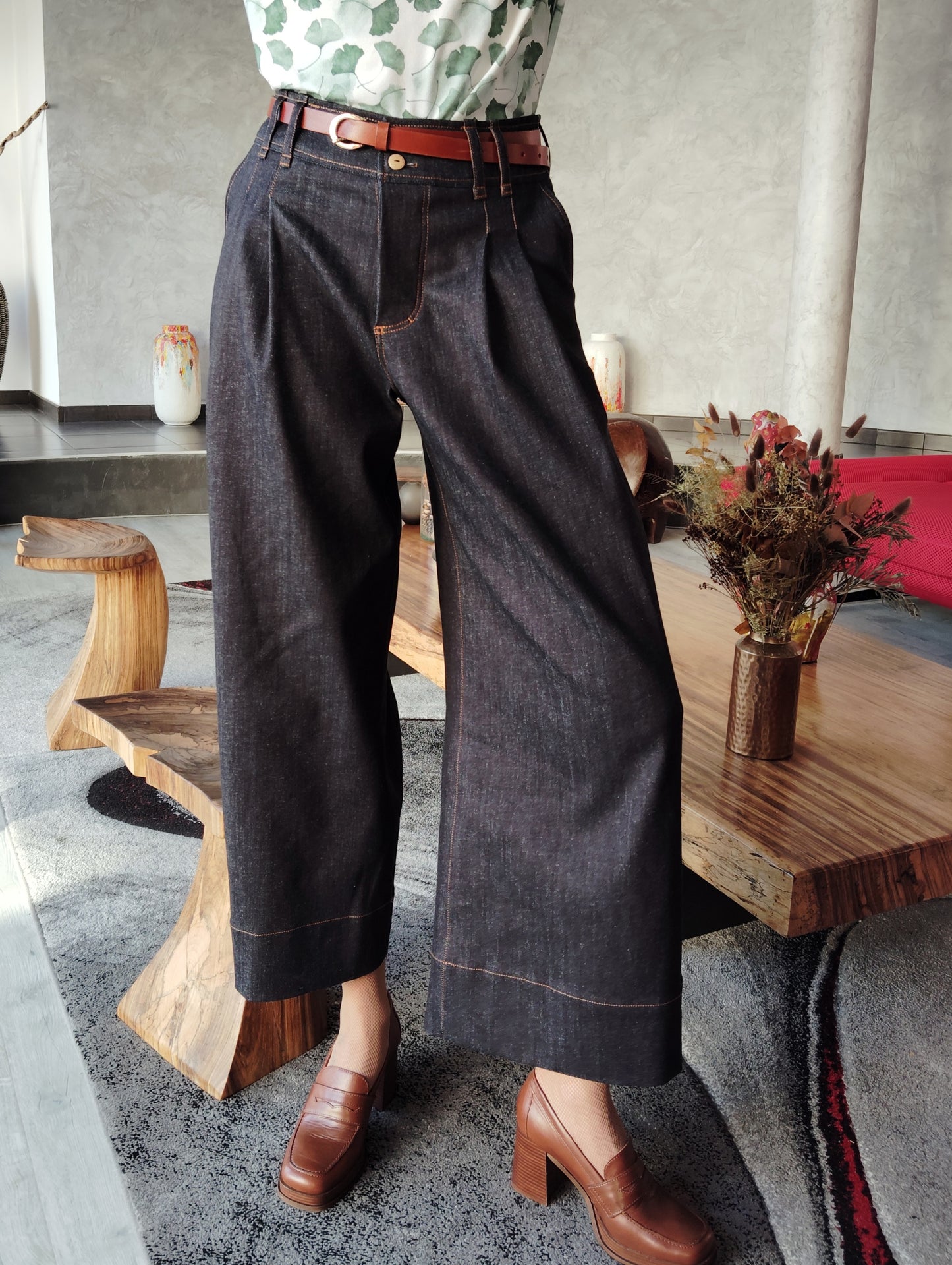Pantalon Lou Denim Coton Up-cyclé