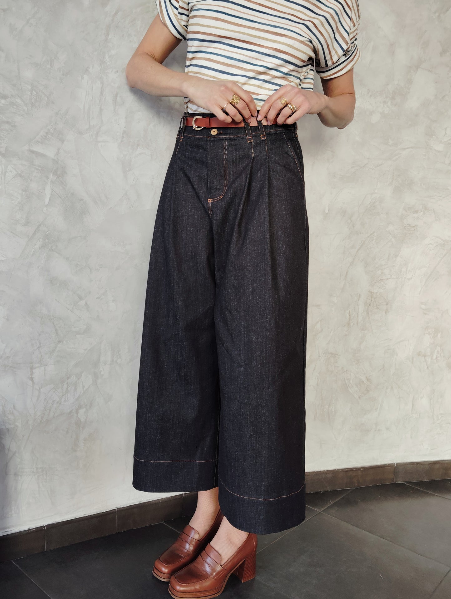 Pantalon Lou Denim Coton Up-cyclé