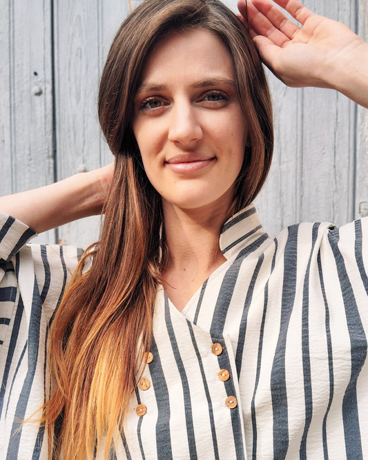 CHEMISE LISON à rayures oversize
