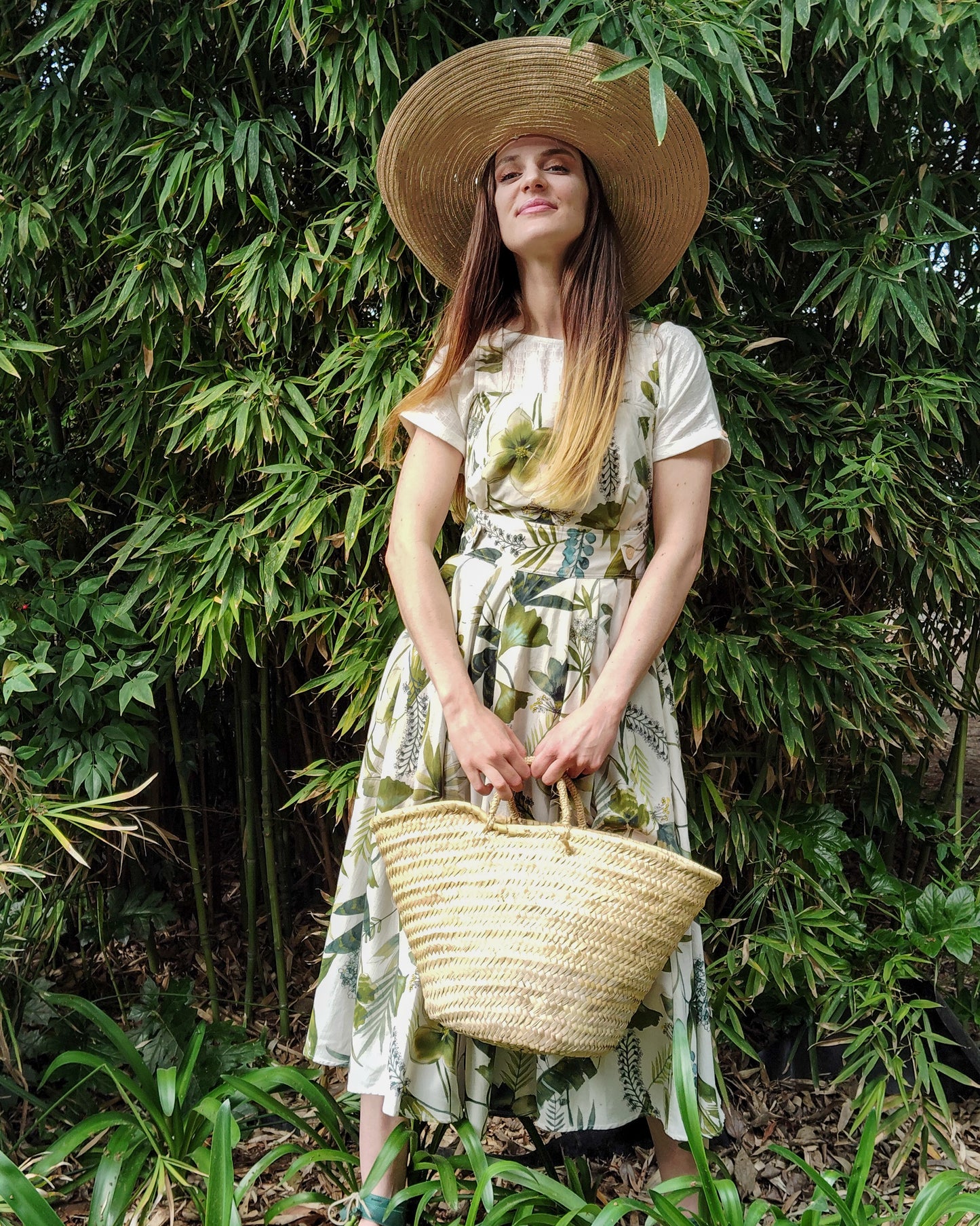 ROBE CHARLIE DOS NU feuillage