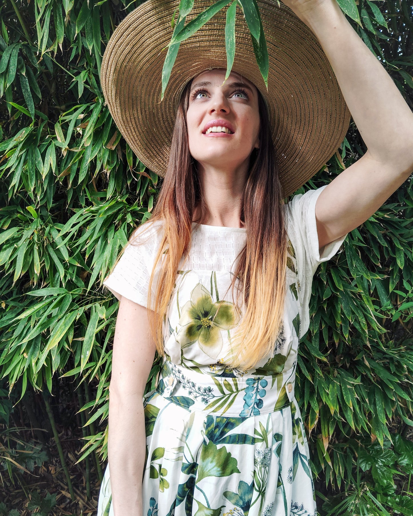ROBE CHARLIE DOS NU feuillage