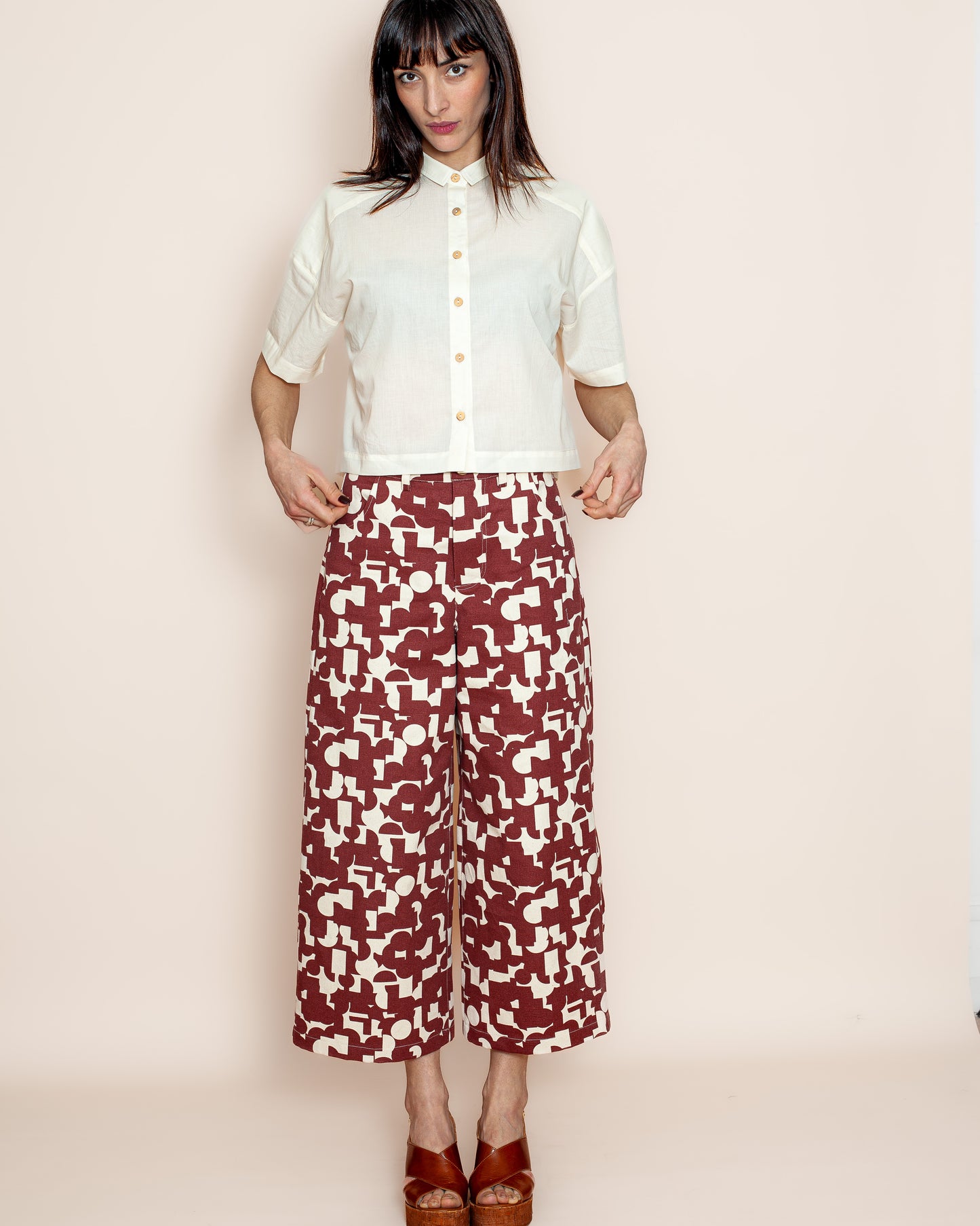 Chemise FLORA voile bio Nature