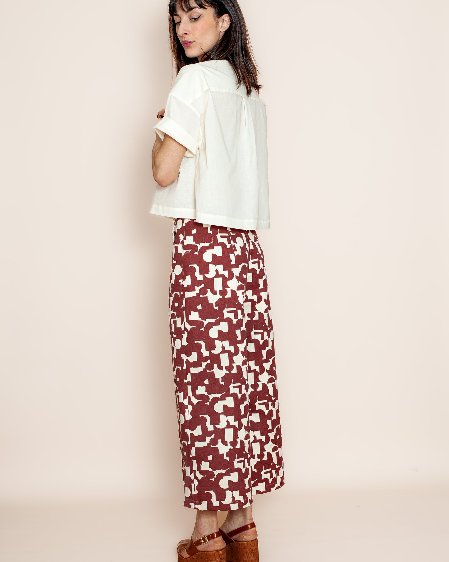 Chemise FLORA voile bio Nature