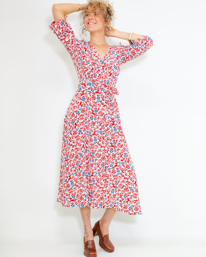 Robe Justine cache-coeur Dentelle des prés - SPECIAL