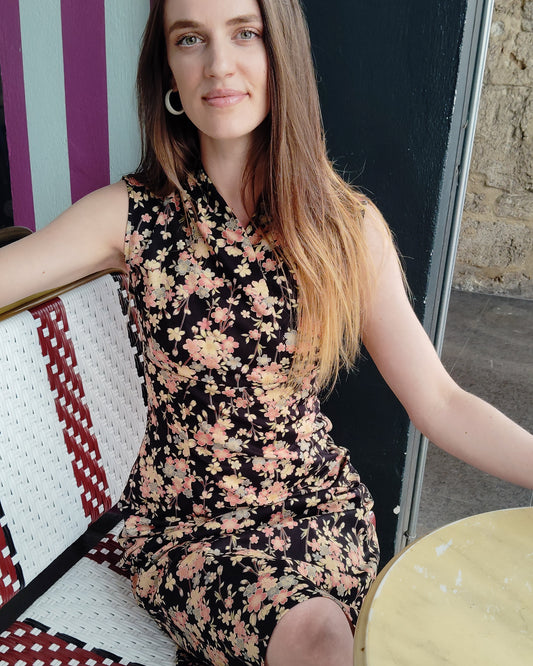 Robe Cloe Japon prunier noir