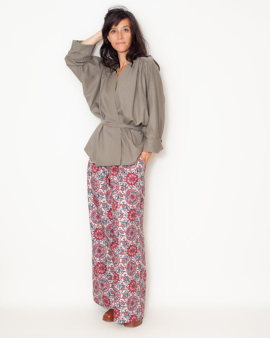 Veste Louison Laine Kaki