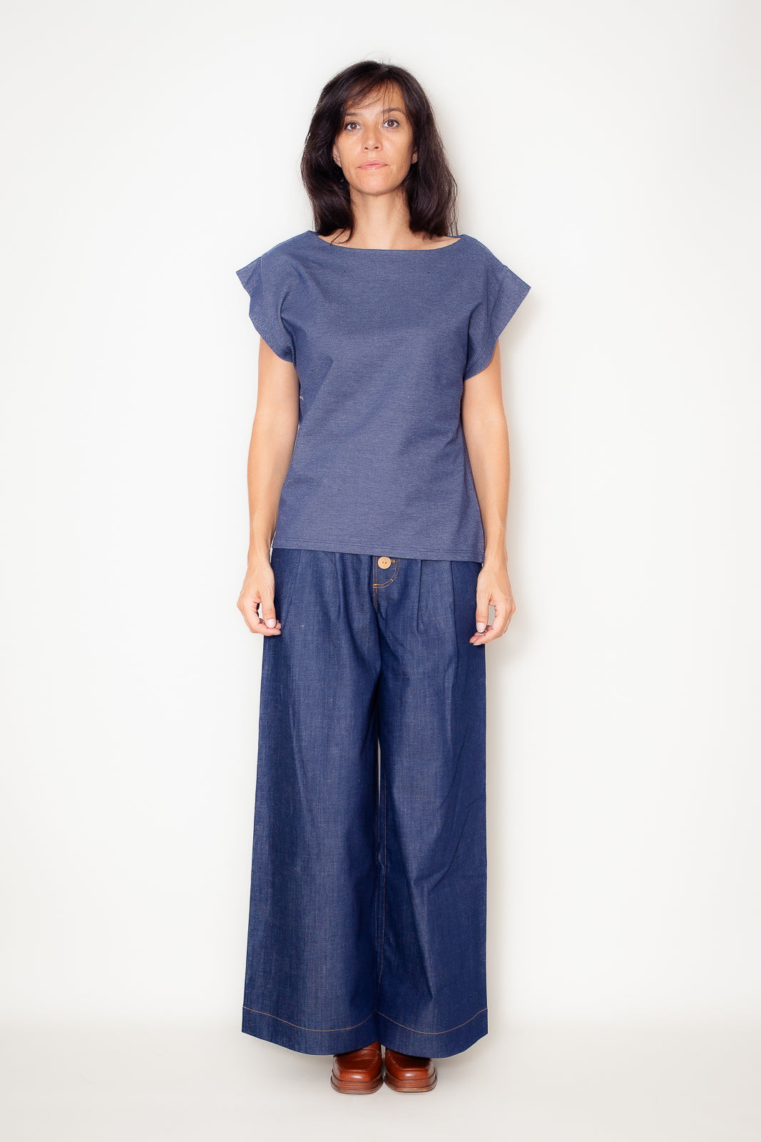 Tee-shirt Priscilla Effet Jeans Bio