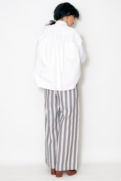 Pantalon MANON rayures beiges
