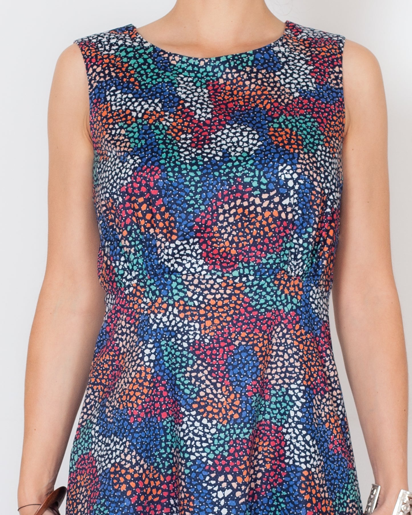 DERNIERE CHANCE - ROBE DAZY Fleurs en pointillées