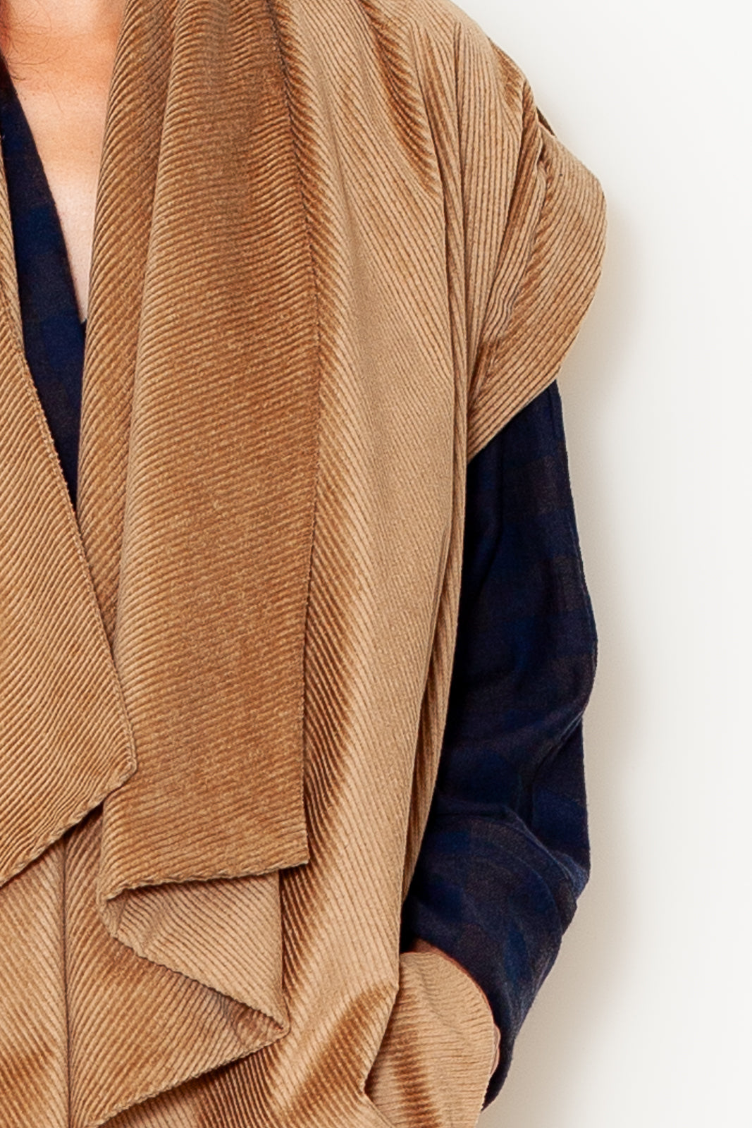 Veste Kimono 25 Velours Camel Bio