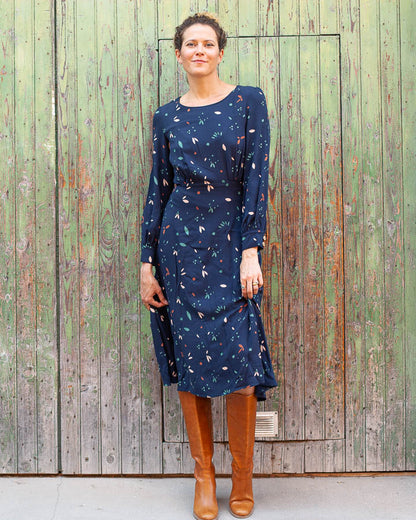 Robe Désirée Mind Marine ECOVERO - DERNIERE CHANCE