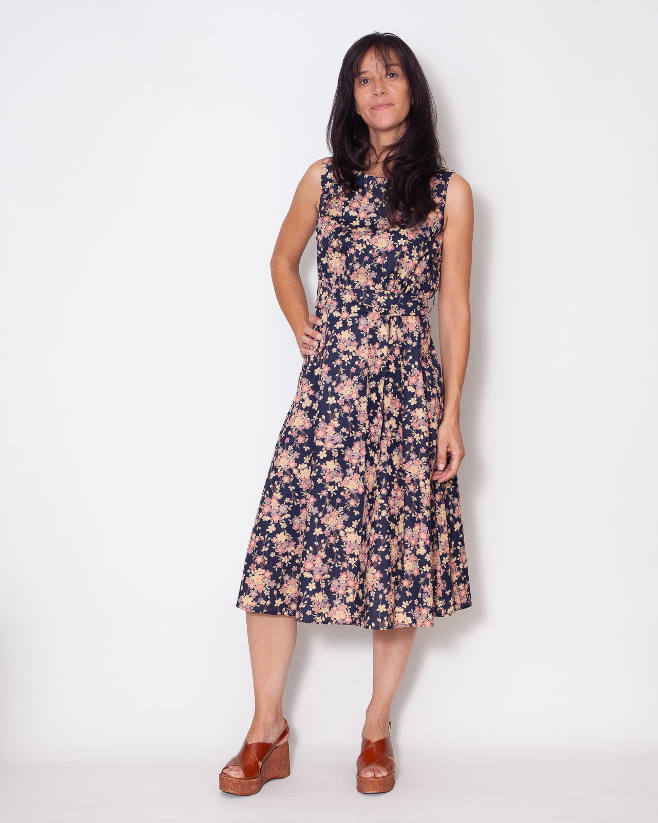 ROBE DAZY Japon Prunier Bleu