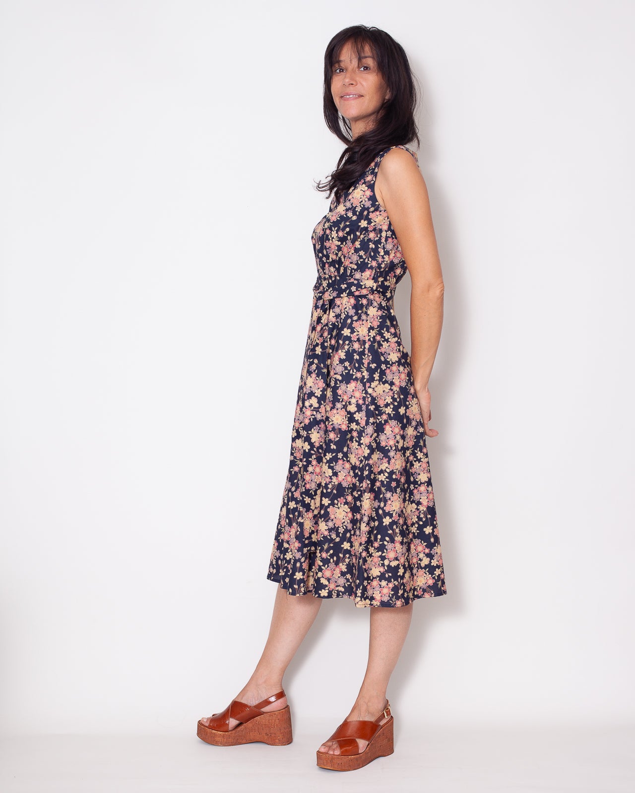 ROBE DAZY Japon Prunier Bleu