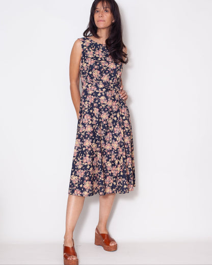 ROBE DAZY Japon Prunier Bleu