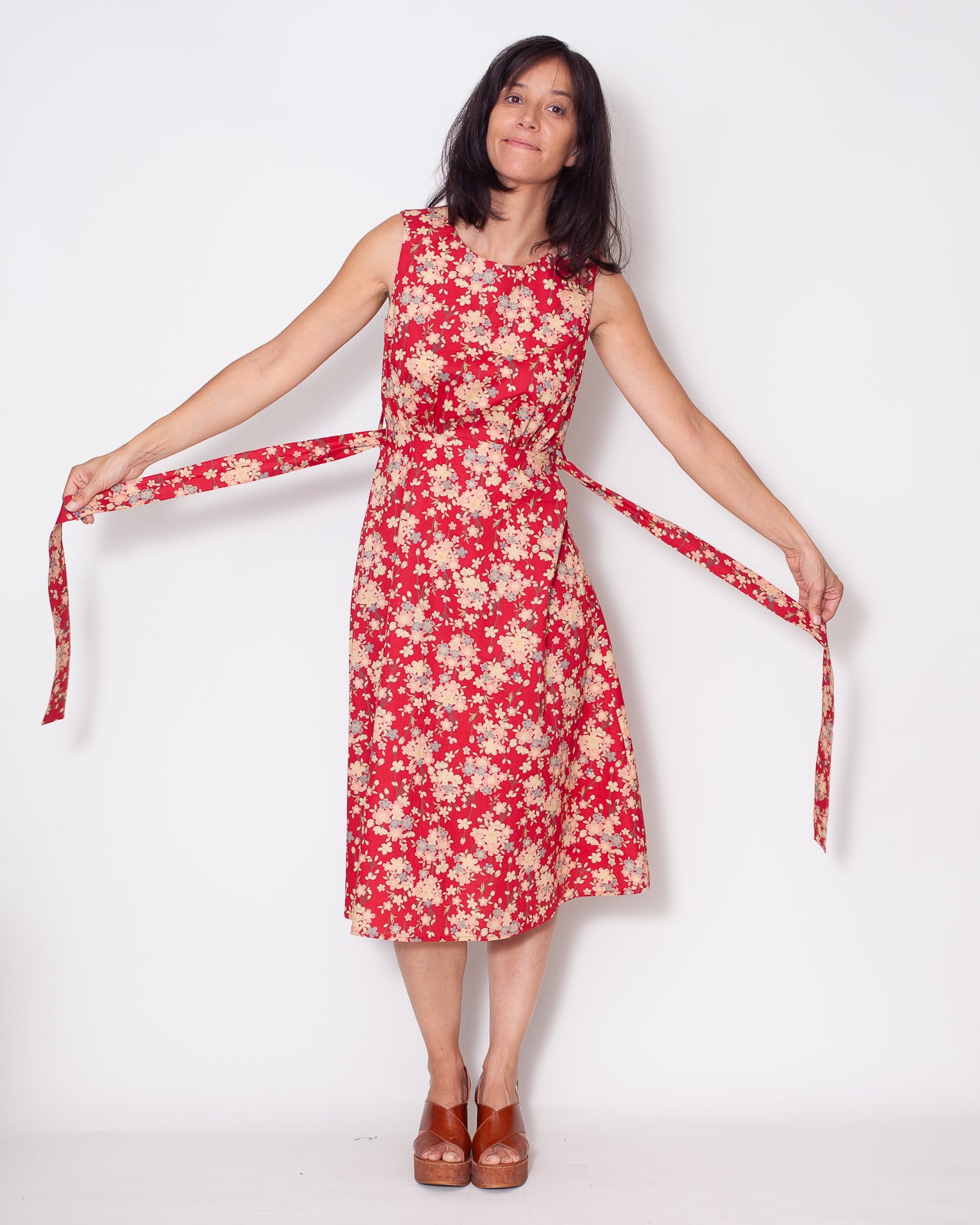 ROBE DAZY Japon Prunier Rouge
