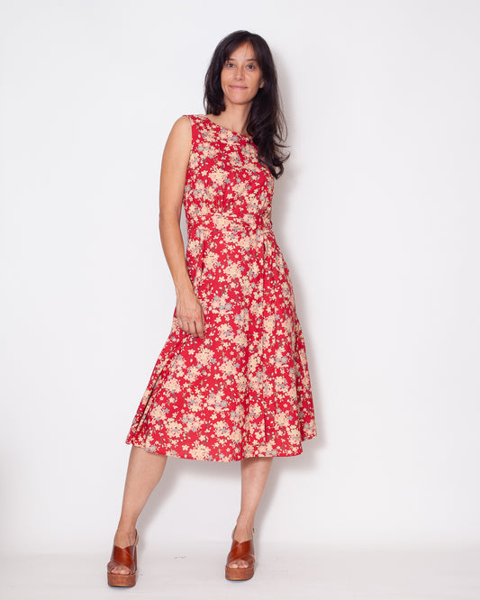ROBE DAZY Japon Prunier Rouge