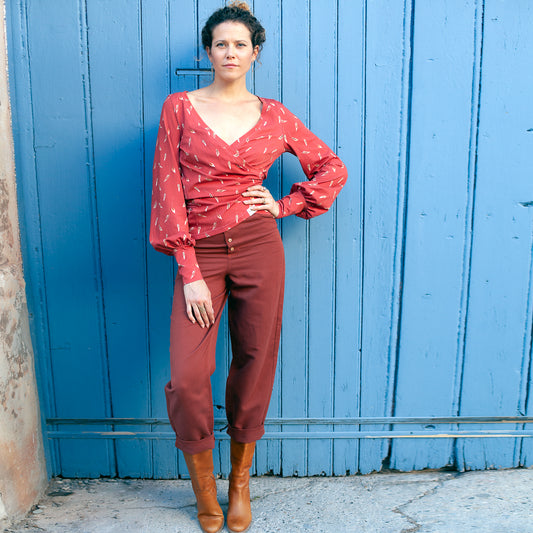 Pantalon Juliette Bio et Lin - Safran