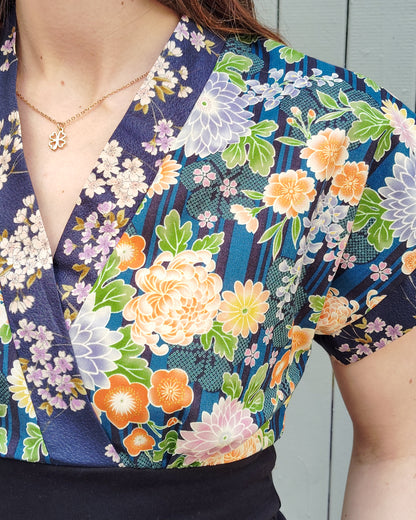 TOP KIM Classique Pivoine bleue