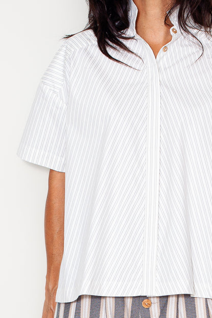 Chemise Olga Popeline Rayée