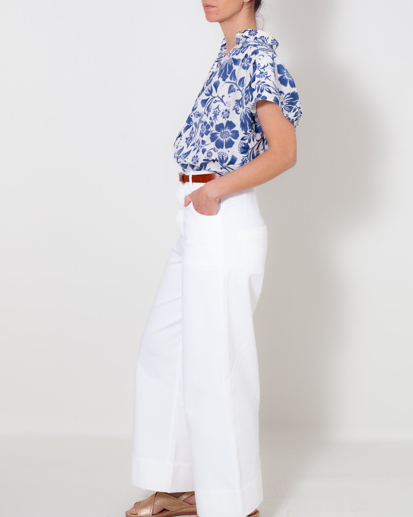 Chemise Claudine Jardin bleu UP