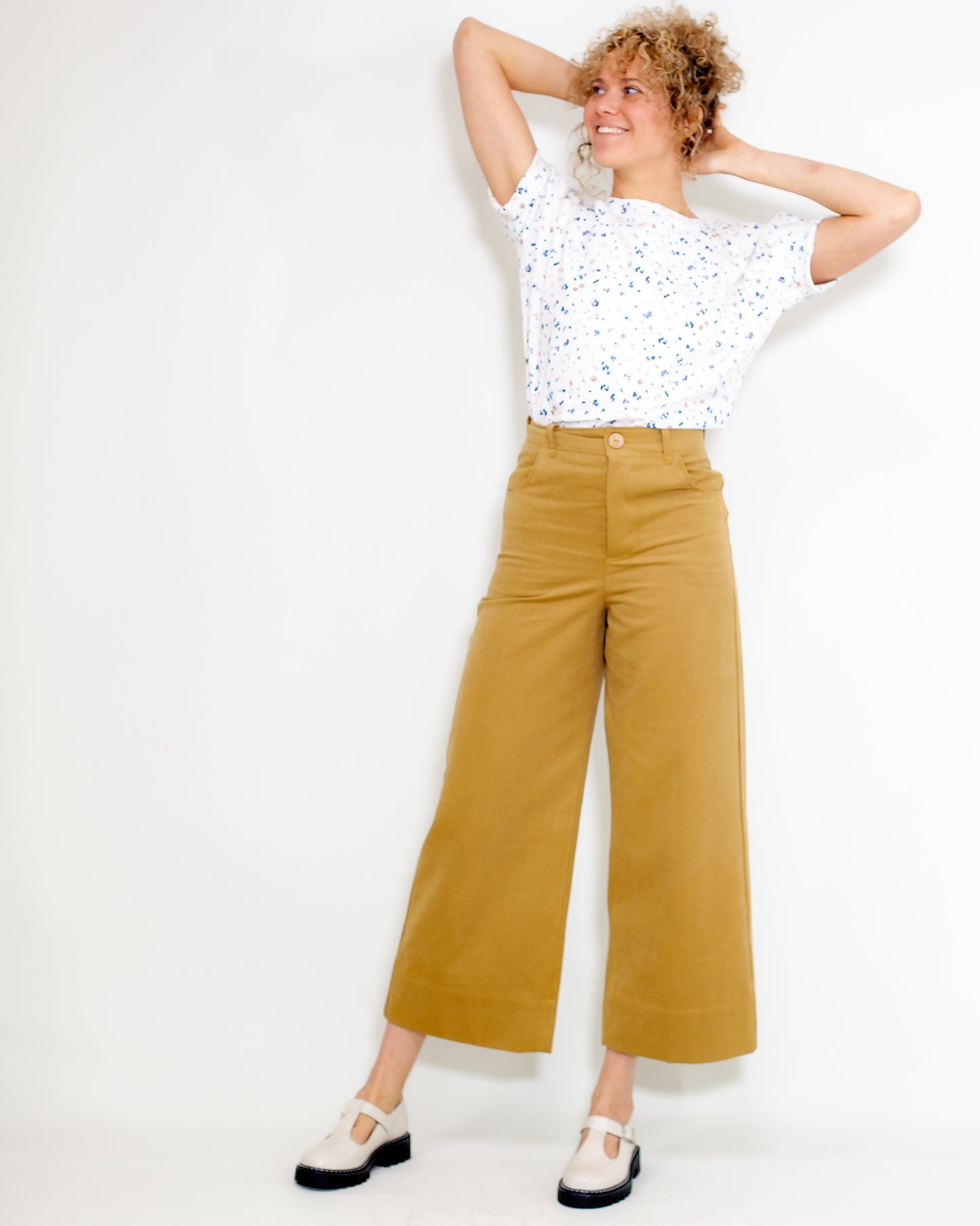 Pantalon Marinette Coton-UP Doré