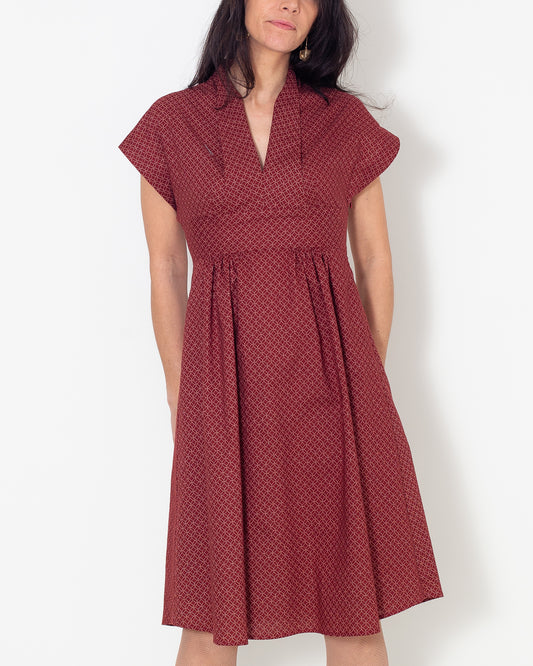 Robe Eve Arty Bordeau