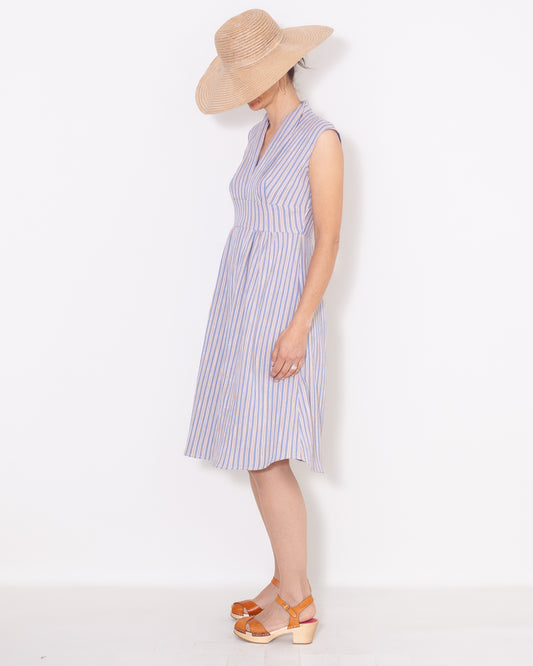 Robe Carole Rayures double gaze