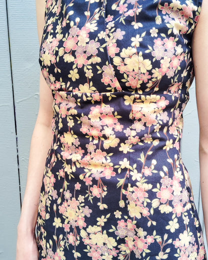 Robe Cloe Japon prunier bleu