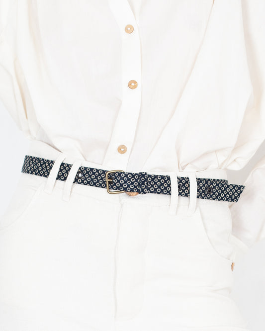 Ceinture Classique "riz marine"